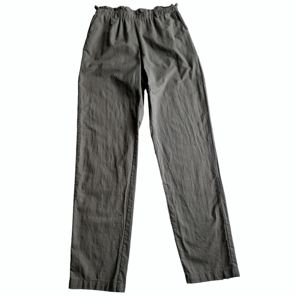 NWOT! Shein Linen Paperbag Waist Straight Leg Pants
